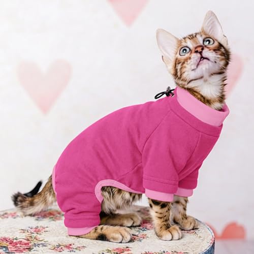 Cat Anti Licking Sweater (X-Small / Pink)