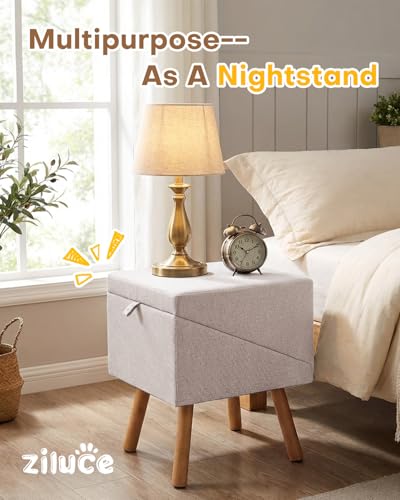 Split Ottoman Dog Ramp for Bed and Couch (21.06" H- Apricot)