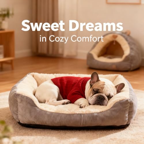Small Medium Dog Sweater (Deep Red / Large)