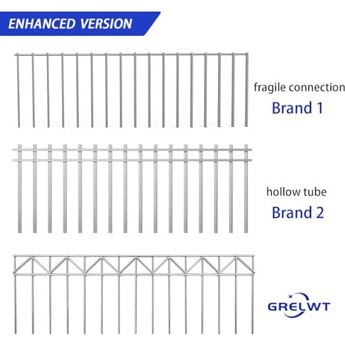 10 Pack 24" L x 15" H Animal Barrier Fence (24" x 15" 10 pack / Black)