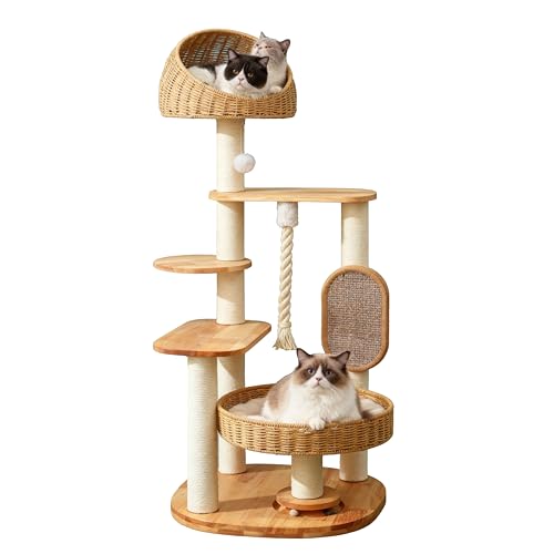 50 in Wooden Cat Tree for Indoor Cat (50IN)