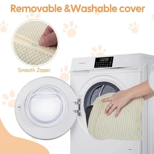 Dog Ramp for Bed (Beige / Standard 5 Step)