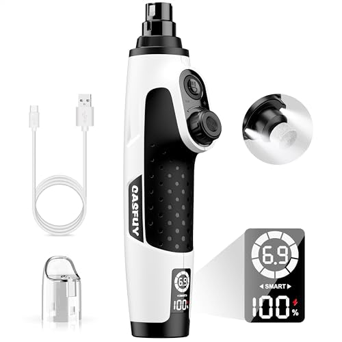 Smart 6 Speed Dog Nail Grinder (White)