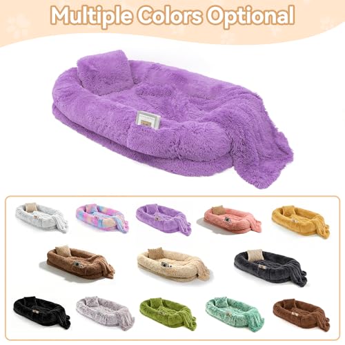 Human Dog Bed (Purple)