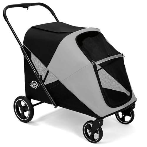 Dog Stroller for Large & Medium Dogs (Large_Walk In)