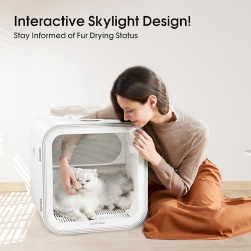 Automatic Pet Dryer Box for Cats and Small Dogs (62L)