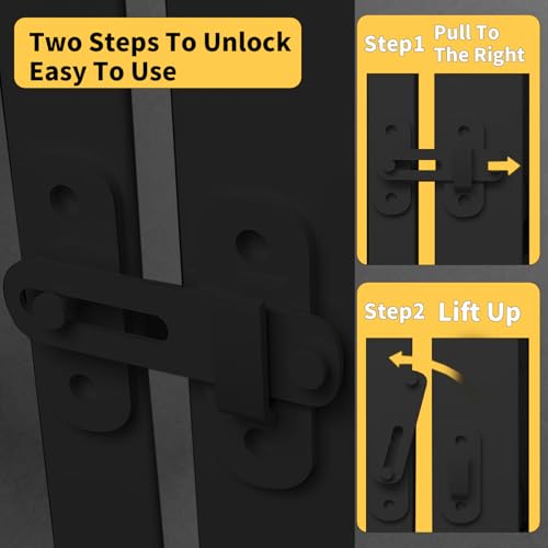 55.1" Extra Tall Pet Gate (Black / 29.92"- 43" Wide)