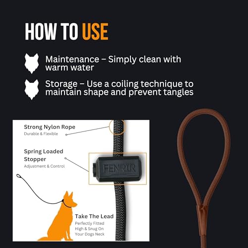 Slip Leash 1.4m Professional Dog Training Lead to Stop Pulling (Green)