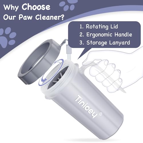 Paw Cleaner with Handle for Large Dogs