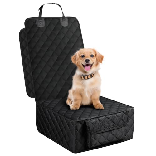 Front Seat Cover for Dogs with Side Flaps