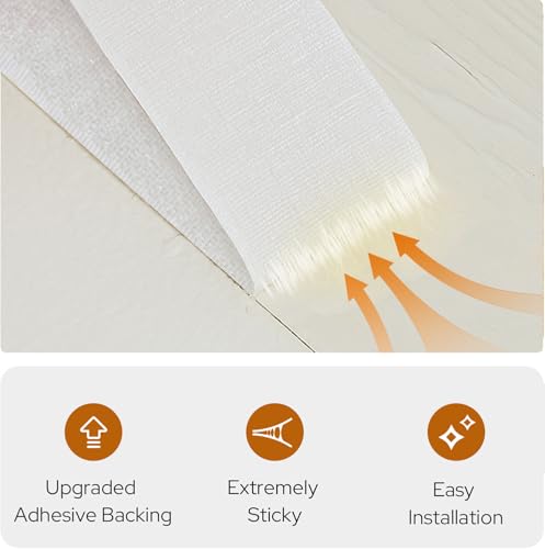Self Adhesive Curtain (47"W x 96"L (Pack of 1) / Orange)