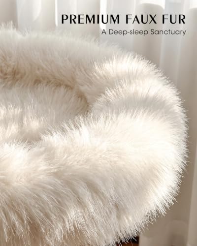 Solid Wood Cat Tree (Milky White)