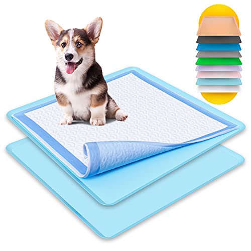 Dog Pee Pad Holder (Sky Blue / 2 Pack)
