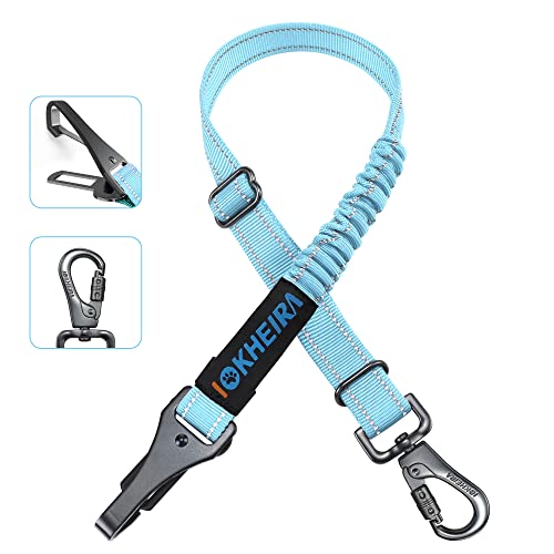 Dog Seat Belt 3 (Light Blue)