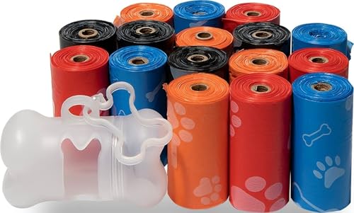 Poop Bags for Dogs (Assorted Colors / 240 Bags)