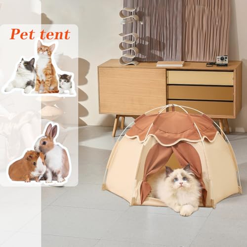 Cat Tent for Indoor (Large / Beige)
