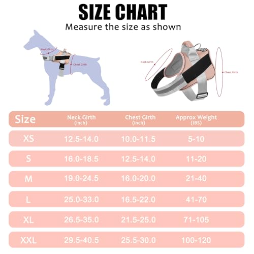 Dog Harness No (XX-Large (Pack of 1) / RosePink)