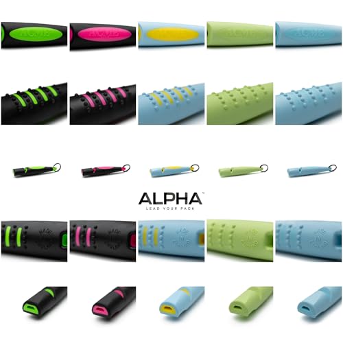 Alpha 210.5 Professional Dog Training Whistle with Enhanced Ergonomic Grip. BPA (Baby Blue)