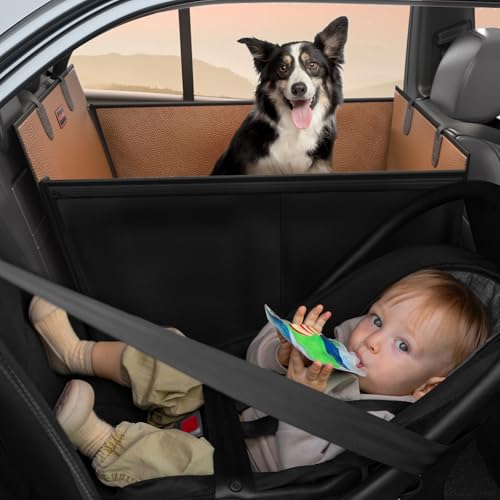 Large Dog Car Seat (Brown / L)