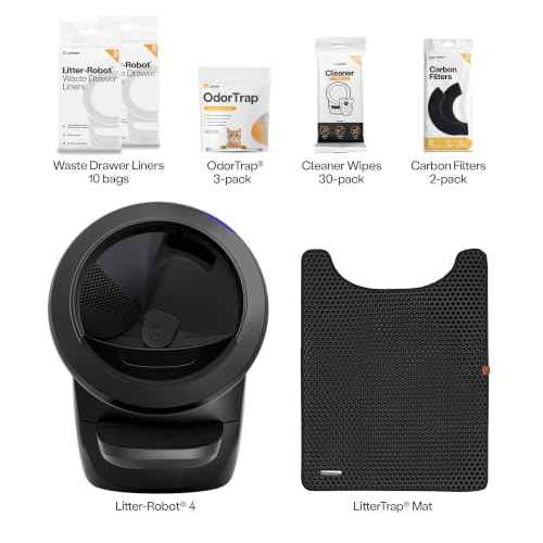 Litter Robot 4 Supply & Accessory Bundle (Black / Supply & Accessory Bundle)