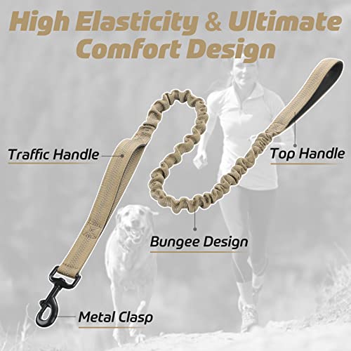 Tactical Dog Leash (Max: 6ft / Brown)