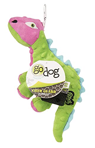 Dinos Spike Squeaky Plush Dog Toy (Small / Dinos Spike (Green))
