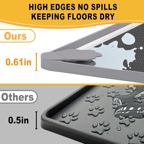 Pee Pads Tray Silicone Dog Bedpan Tray (24 Inch X 24 Inch-with clip)