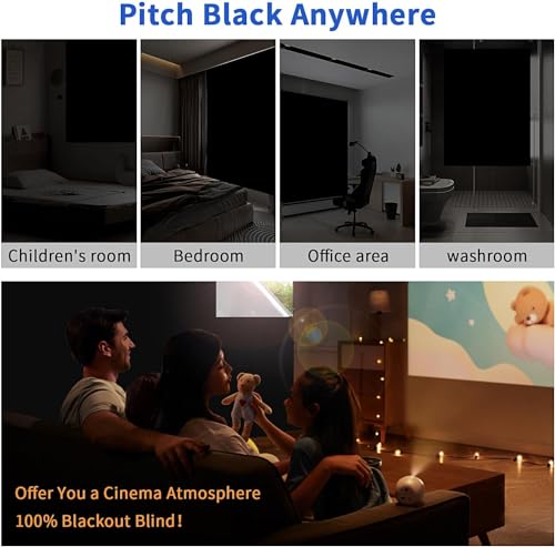 100% Portable Blackout Curtains (79in X 57in)