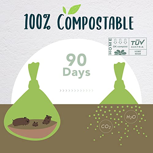 Compostable Dog Poop Bag Rolls (1 Count (Pack of 360))