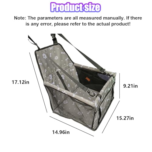 Pet Car Seat Waterproof Oxford Dog Car Booster Seats