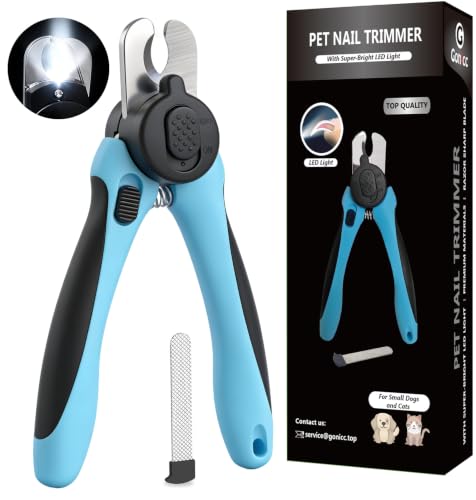 LED Pet Nail Clippers for Small Dogs and Cats (LED Light For Small Dogs and Cats)