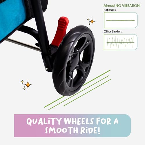 Pet & Pets Double Decker Pet Stroller (teal)