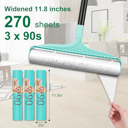 Large Lint Rollers for Pet Hair Extra Sticky (Large Lint Roller (270 Sheets))