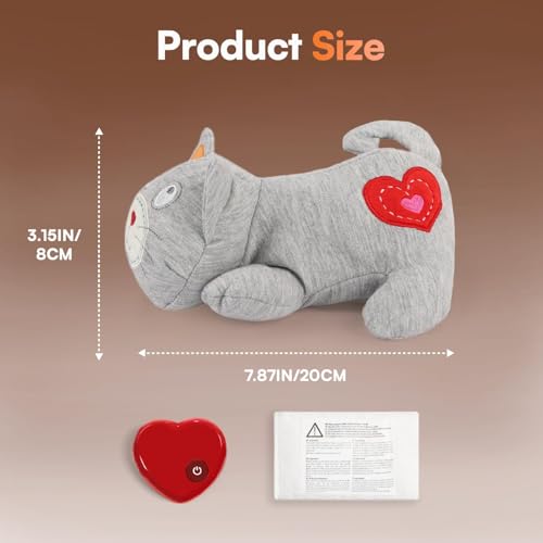 Heartbeat Cat Plush Toy