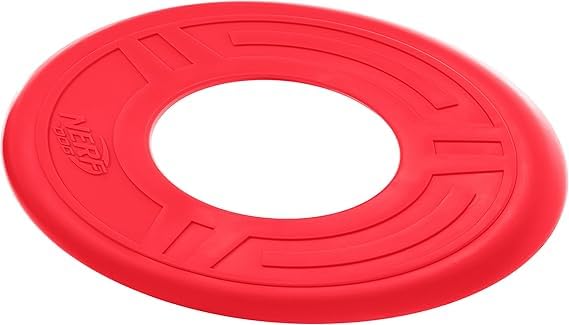 Atomic Flyer Outdoor Dog Toy (Red / 10 Inch)