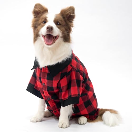 Christmas Dog Shirt (X-Large / Red)