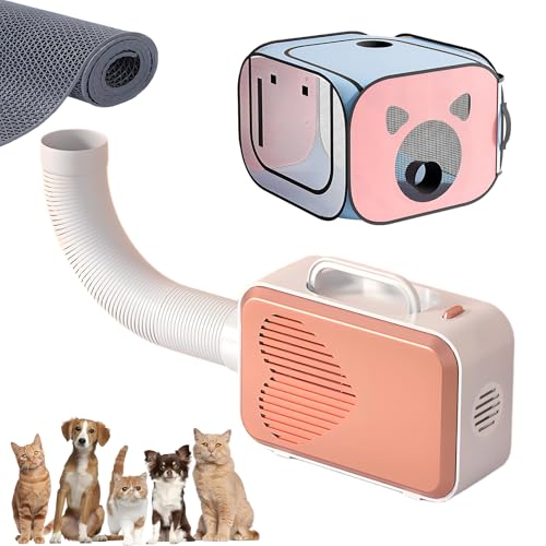 Pet Dryer with Pet Dryer Box 108L and Pad
