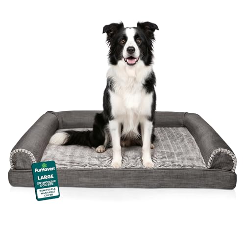 Orthopedic Dog Bed for Large (Large / Charcoal)