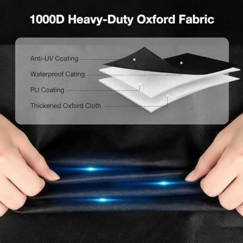 48 Inch Dog Crate Cover for Heavy Duty Dog Cages 900D Oxford Fabric (48"L x 31"W x 34"H)