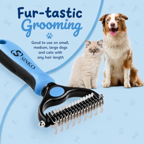 Shedding Brush For Dog and Cat (Blue)