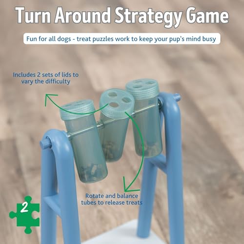 Turn Around Mad Scientist Dog Activity Interactive Toy (Turn Around / Level 2)