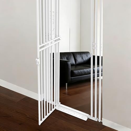 78.74" Extra Tall Cat Gate for Doorway (W32.28"-37.01")
