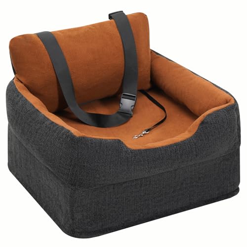 Dog Car Booster Seat for Small (Grey)