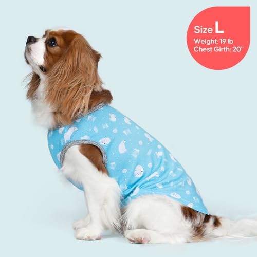 2Pack Dog Shirt for Small Dogs Soft Breathable T (Small (4-7lbs) / 1# Polar bear+Ice)