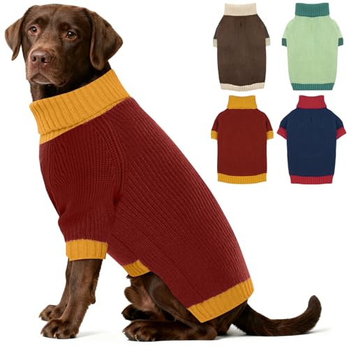 XXL Dog Sweater (XX-Large (Chest 28") / Burgundy)