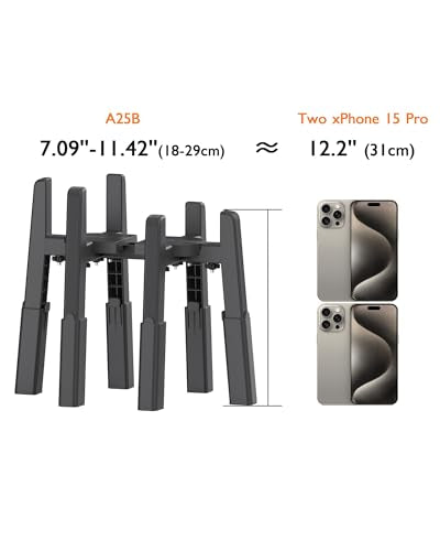 Dog Water Dispenser Stand (H: 7.09-11.42''; W: 6.1 x 9.8'' - 8.5 x 14.57'')