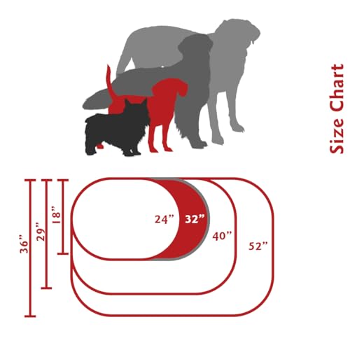 Bagel Calming Dog Bed (Palette Heathered Gray)