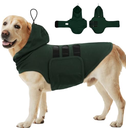 Dog Anxiety Calming Vest (Dark Green / X-Large)