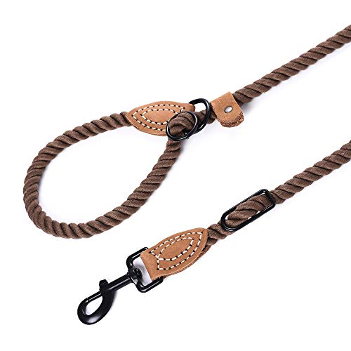 Hands Free Dog Leash (Dark Brown / 8FT Hands Free)