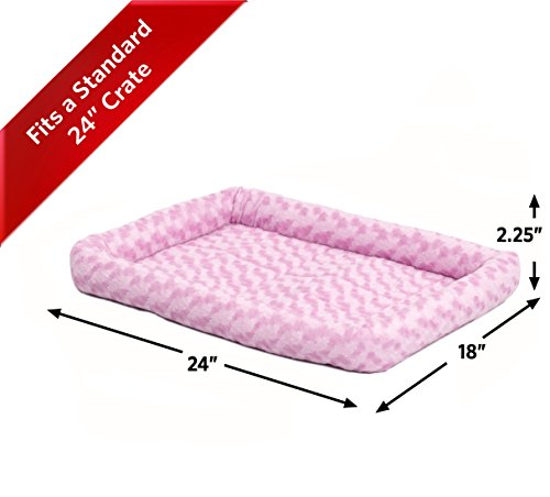 QuietTime Fashion Dog Bed (Pink / 24 Inch)